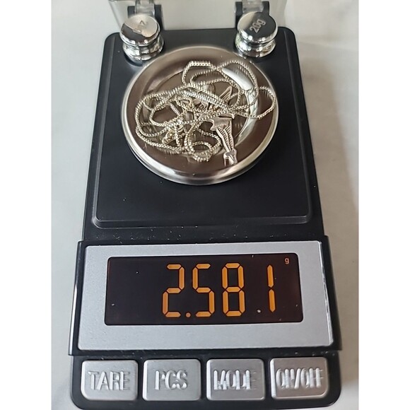 Disney 925 Sterling Silver Tinker Bell Pendant Necklace Vintage Italy JCM - Picture 7 of 10